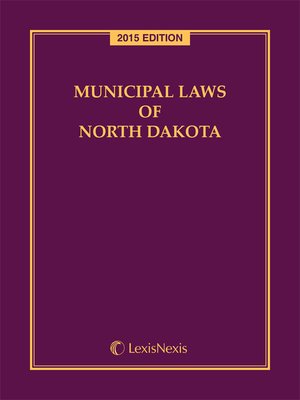 cover image of Municipal Laws of North Dakota